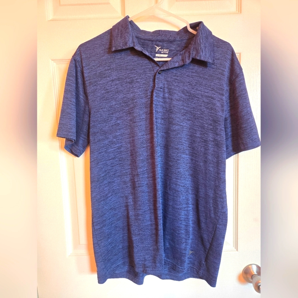 Kirkland Signature Men's Blue Polo Shirt